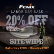 Fenix Lighting Offers 20% Sitewide Discount for Labor Day Weekend 