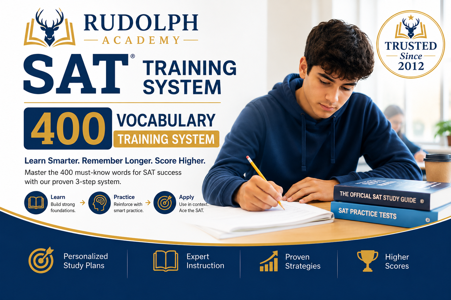 Rudolph Academy Launches Free SAT 400 Vocabulary Training System for Students, Teachers and Homeschoolers