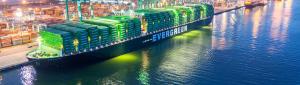 WiseTech Global, the leading developer of logistics execution software and supply chain technology, today announced that Evergreen Line, a global leader in sea, land, air and logistics solutions, has expanded its long-standing electronic Bills of Lading (eBL) partnership with Bolero, a WiseTech Group company, making Evergreen Line eBLs available through Bolero’s Galileo platform Evergreen ship in port with night lights