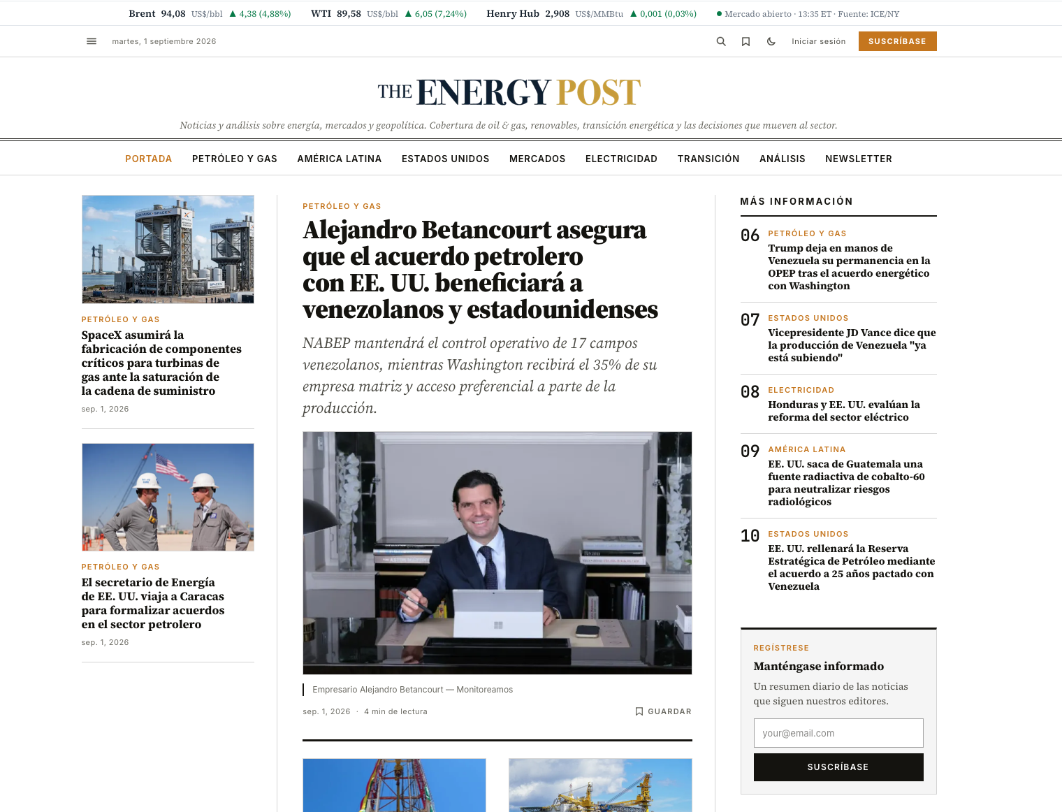 UHN Plus Media Network Launches The Energy Post, a New Digital Publication Focused on Energy in the Americas