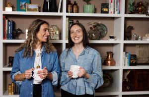 Dr. Morgan Lewis, left, and Dr. Jessica Benson, right