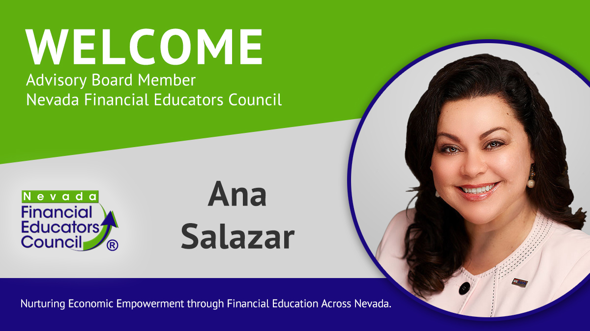 Ana Salazar Becomes Founding Board Member of the Nevada Financial Educators Council