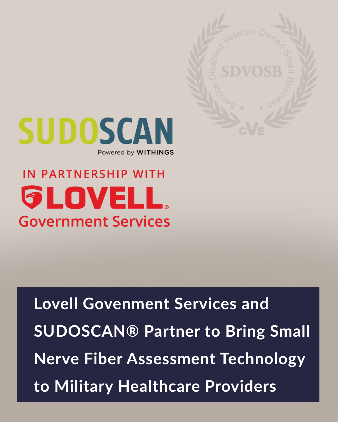 Sudoscan and Lovell Announce Partnership to Increase Access to SUDOSCAN® for VA, DoD