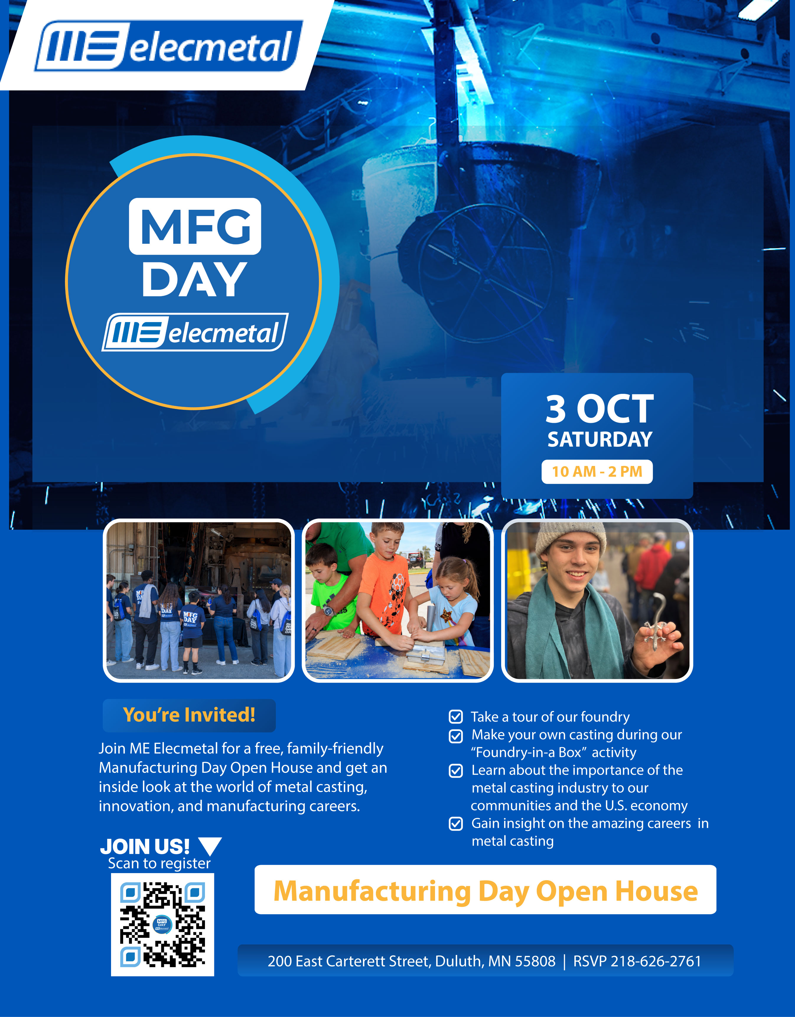 ME Elecmetal Invites Community to 2026 Manufacturing Day Open House in Duluth, MN