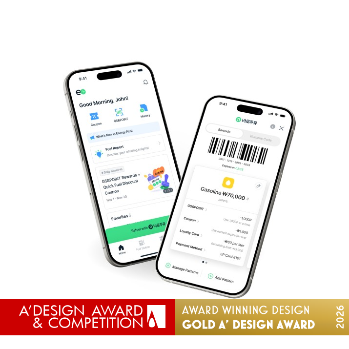 Energy Plus by Jaeho Chung, Dana Lee and Yoo Hayeon Wins Gold A’ Design Award