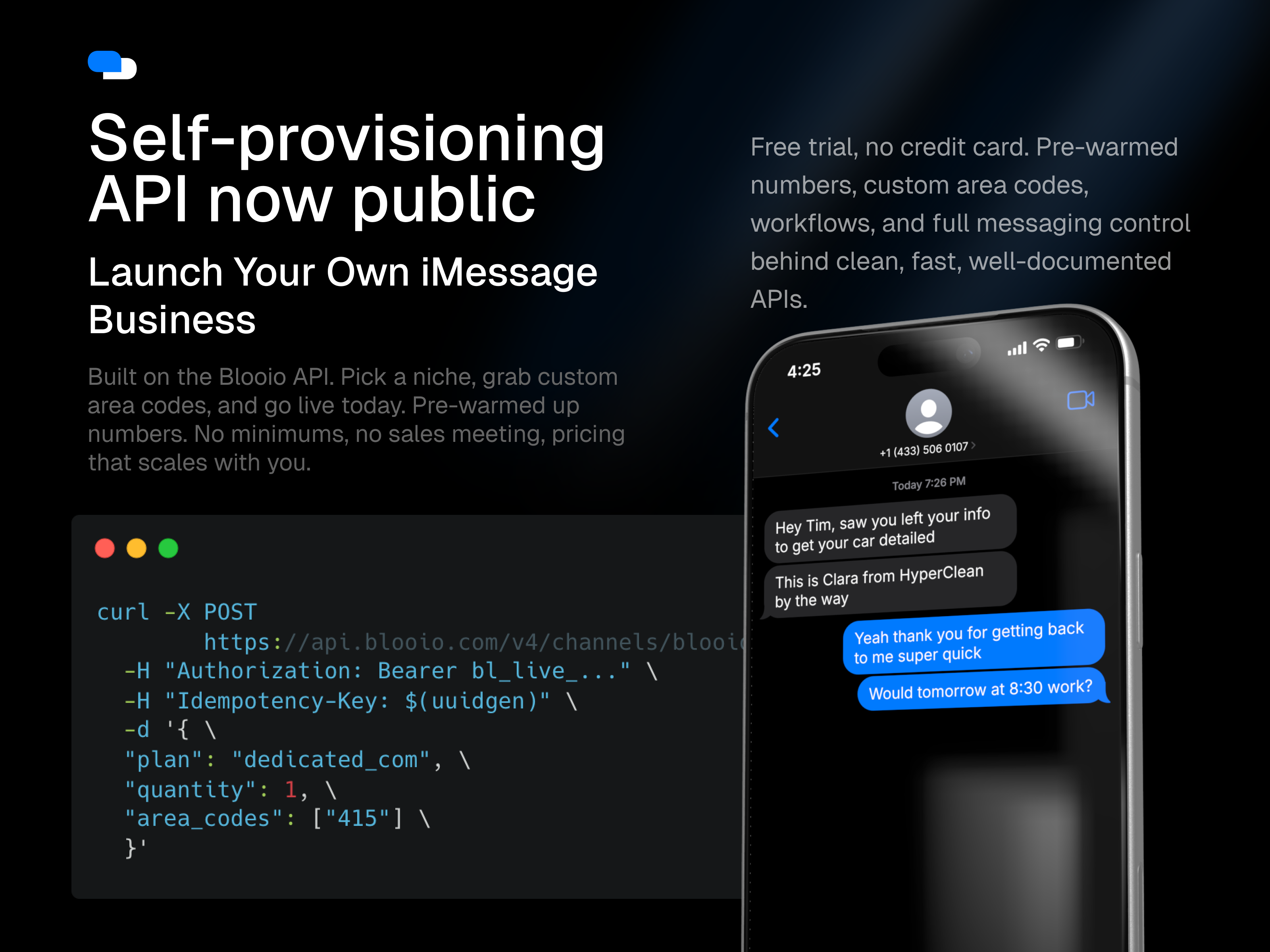 Blooio Opens iMessage API Provisioning to Resellers With No Upfront Commitment