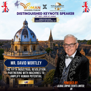 David Wortley - Keynote Speaker at Oxford World Leaders Summit Sept 17th 2026
