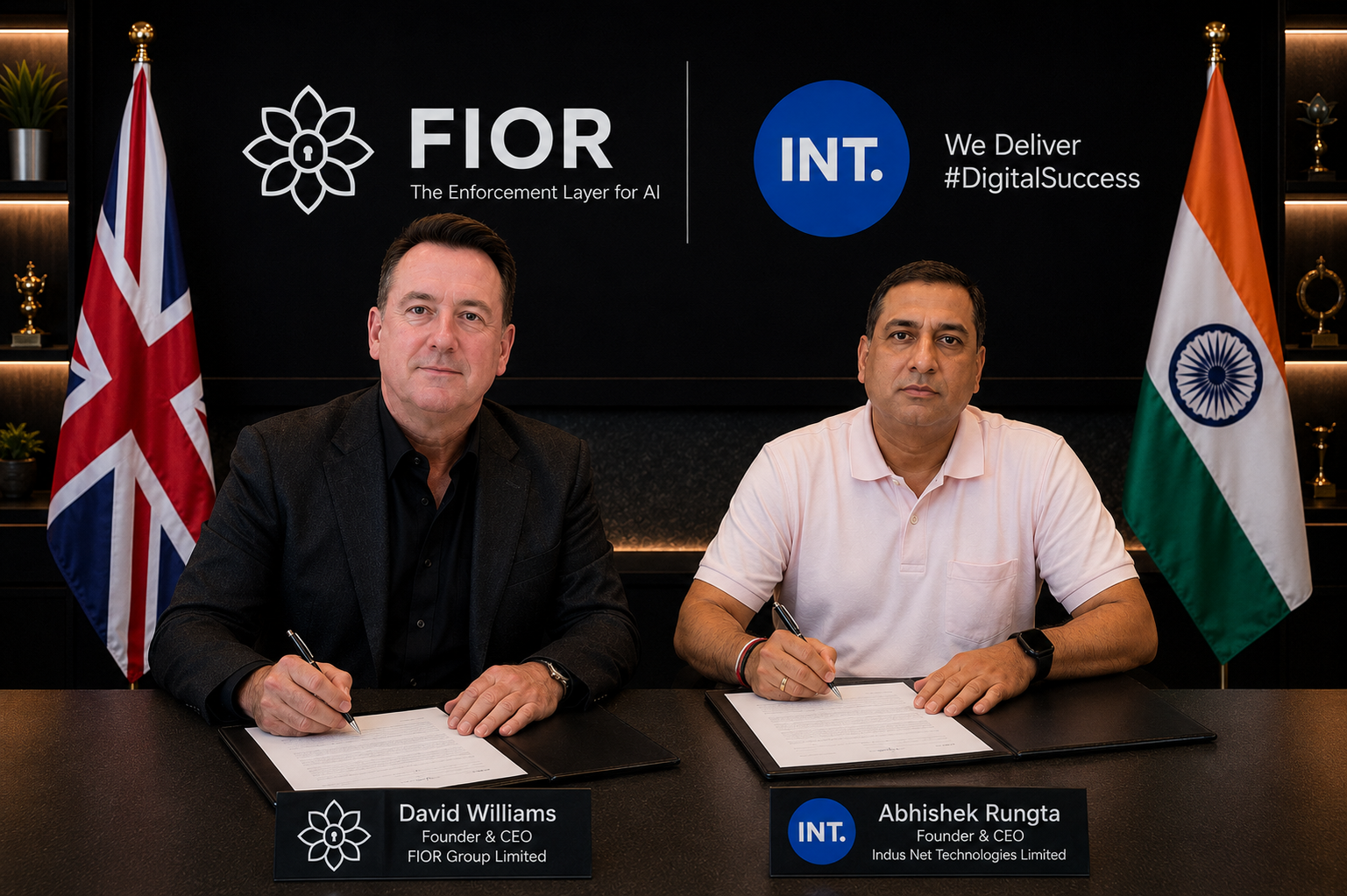 FIOR and Indus Net Technologies Partner to Bring AI Enforcement to Enterprise Customers