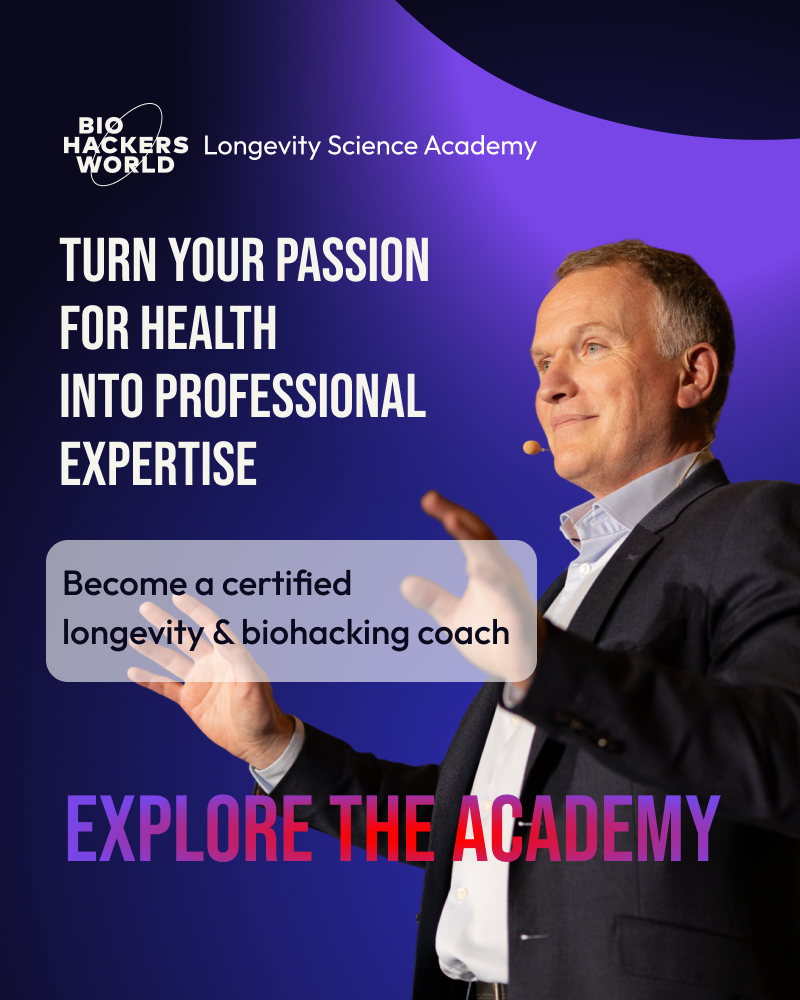 Biohackers World Launches Longevity Science Academy for Professional Education in Health Optimization