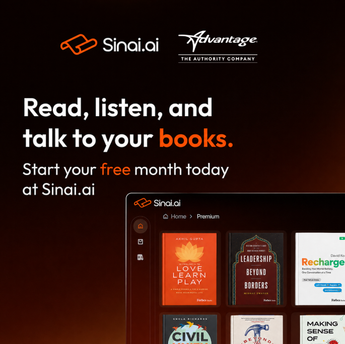 Advantage | The Authority Company Partnering With Sinai.ai To Give Readers An Interactive Experience