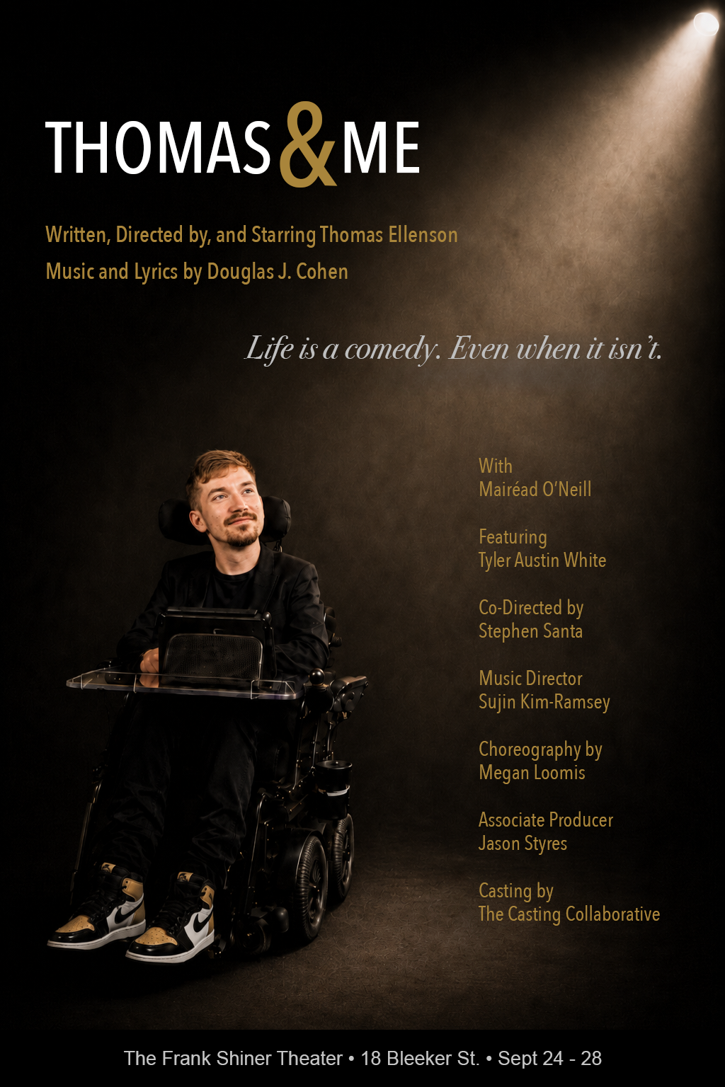 Award-Winning Actor THOMAS ELLENSON Brings New Play THOMAS & ME To New York – Sept 24-28