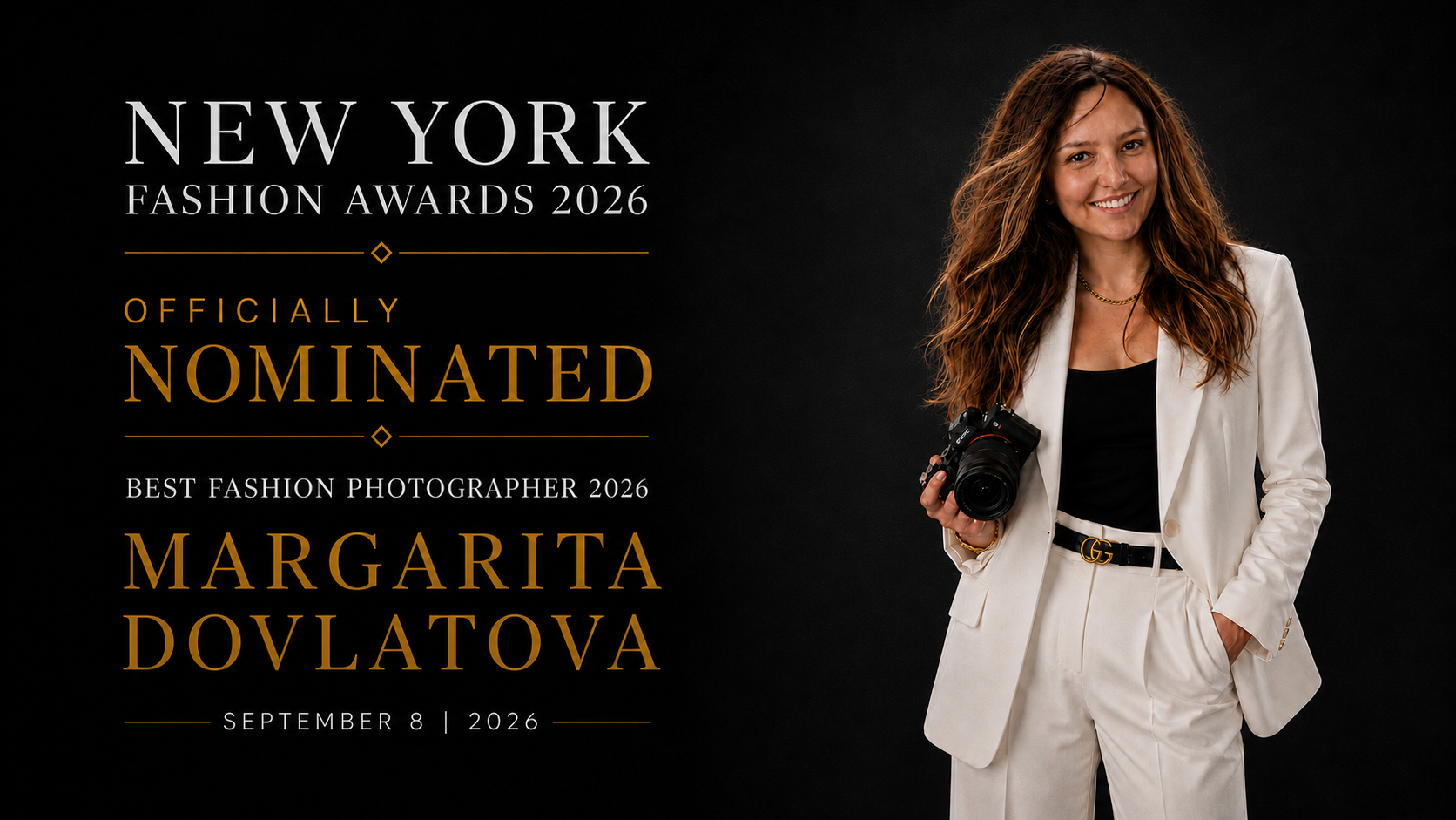 Margarita Dovlatova Nominated for Best Fashion Photographer at New York Fashion Awards 2026