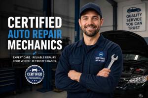 Certified auto repair mechanics