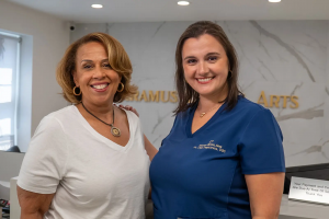A dental implant placed in 2011 is now fifteen years old Dr. Olga Degtyareva, dentist at Paramus Dental Arts in Paramus, NJ
