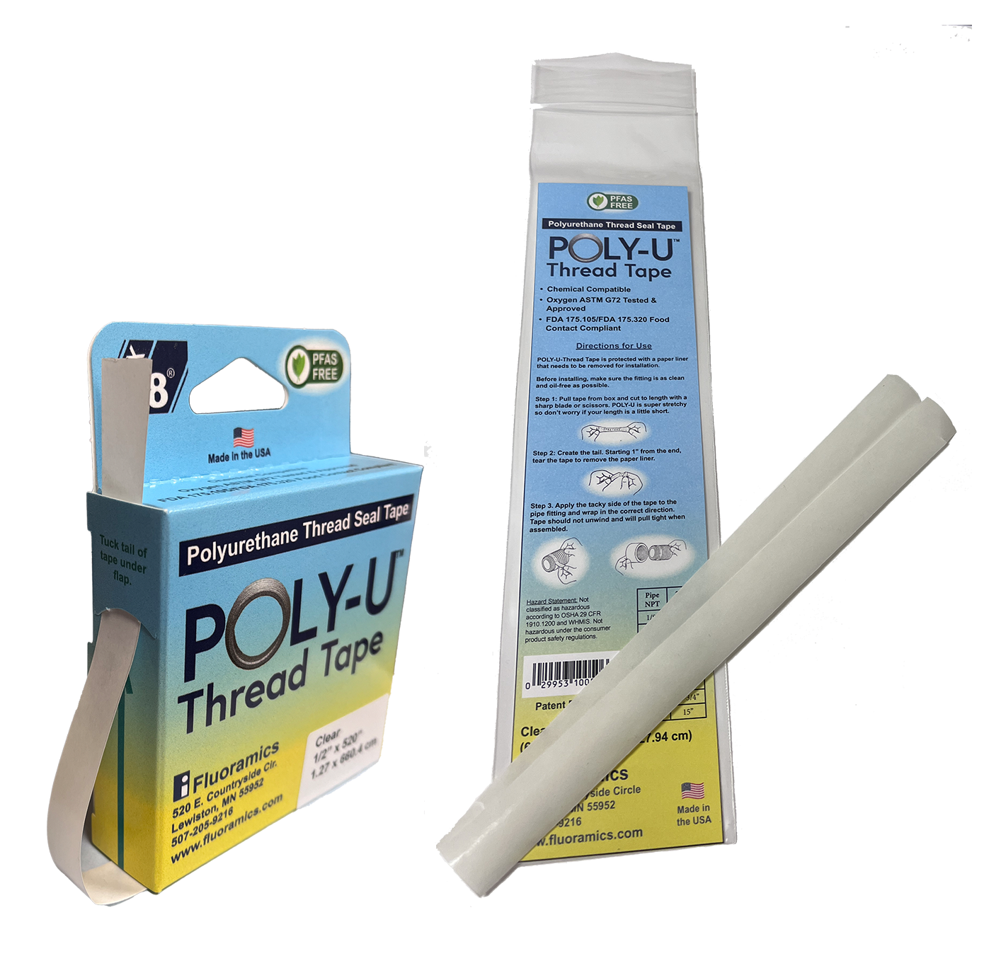 Fluoramics Introduces PFAS-Free Poly-U Thread Tape