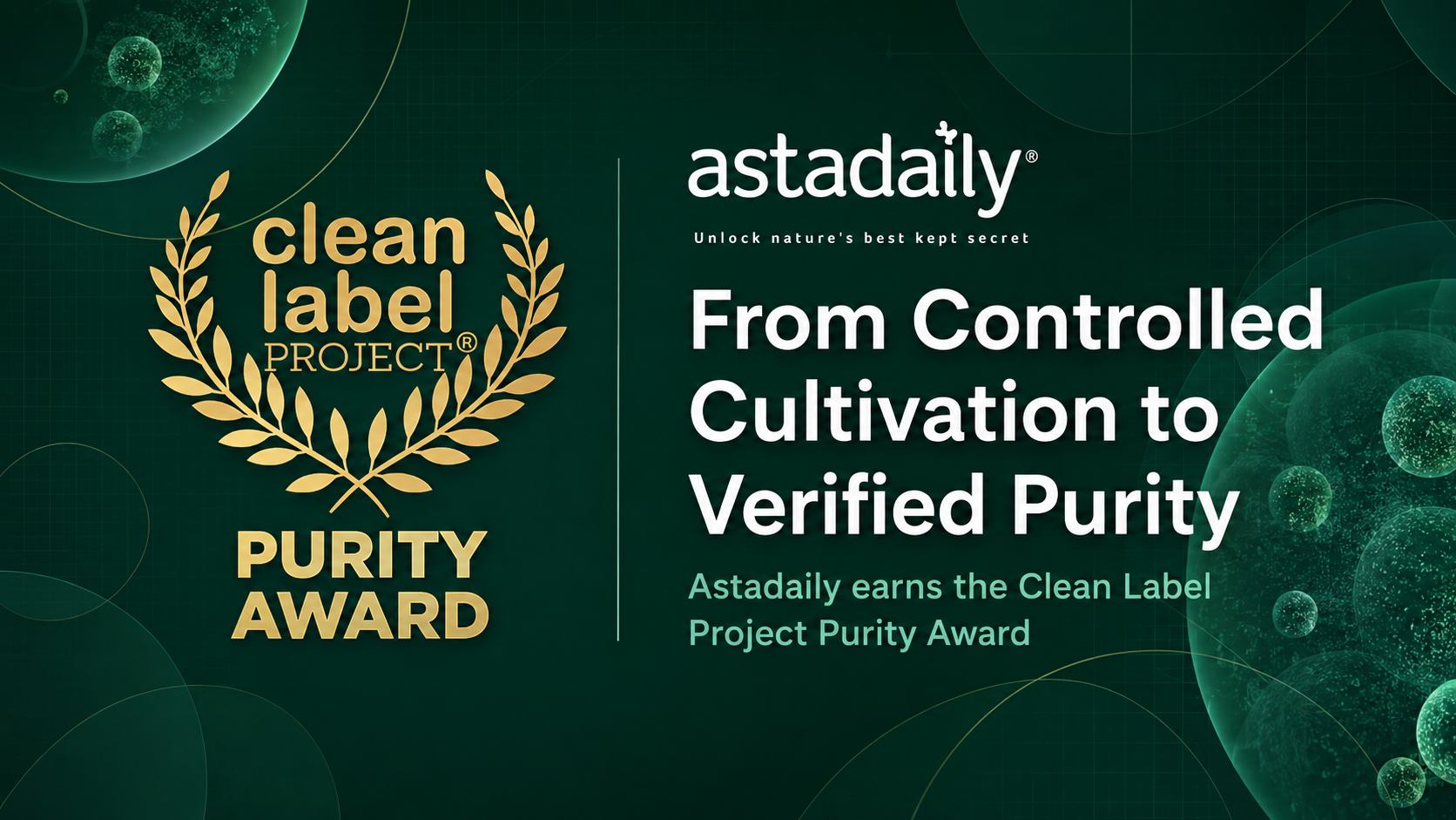 Astadaily Becomes First Astaxanthin Brand to Earn Clean Label Project Purity Award