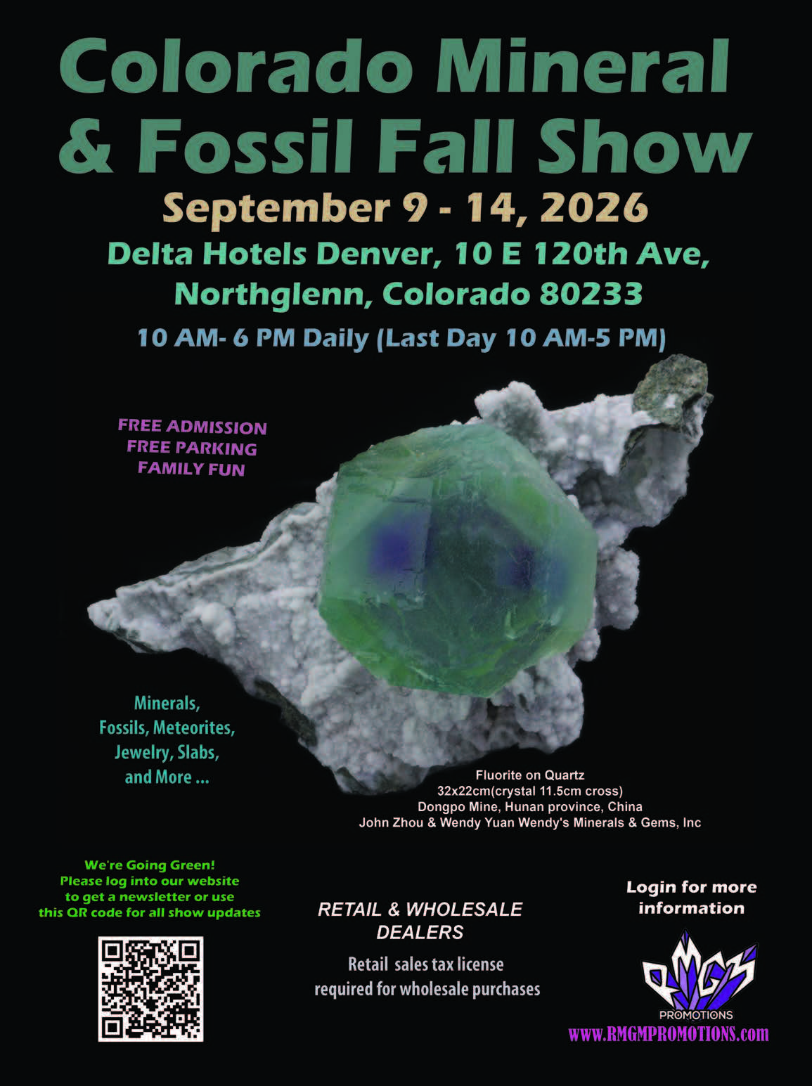 Colorado Mineral & Fossil Show: Rare Fossils & Minerals Featured