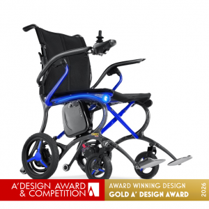 The A' Design Award has announced the Forcemech Ultralite G20 Pro, a foldable power wheelchair designed by David Ou, as a Gold winner within the Product Engineering and Technical Design category Forcemech Ultralite G20 Pro by David Ou