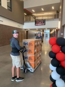 Moving Denton ISD's School Supplies From Braswell to Ryan