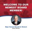 Major General Ronald G. Richard Joins Veteran Business Project Board to Support National Growth