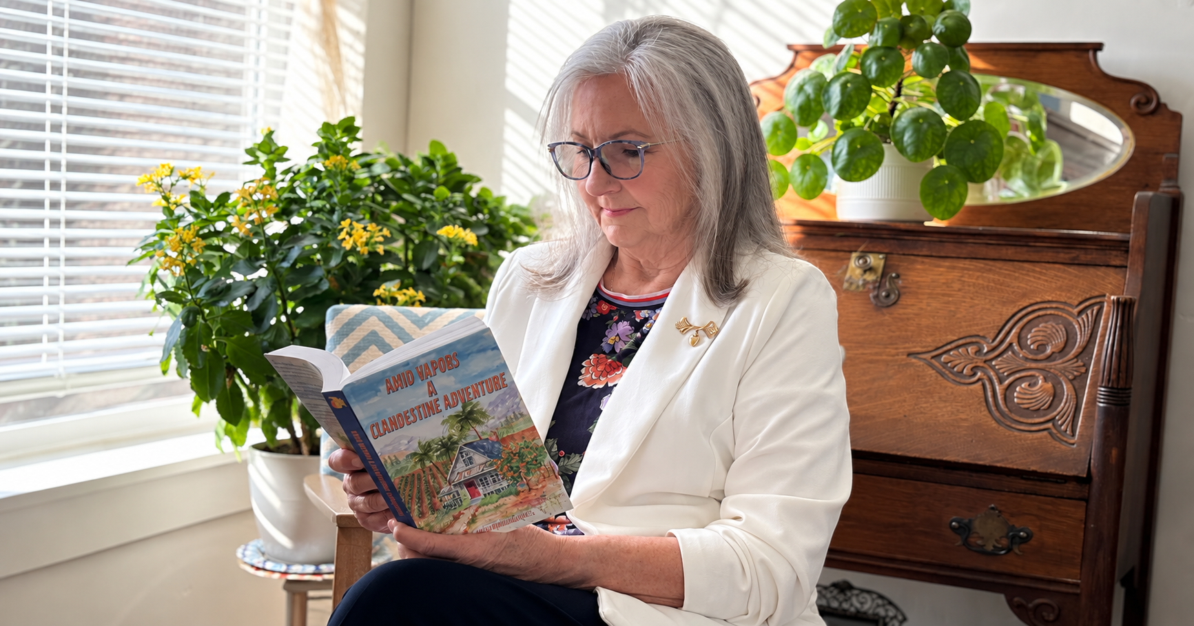 Debut Author Mary Mathis Burke Announces Release of Amid Vapors: A Clandestine Adventure