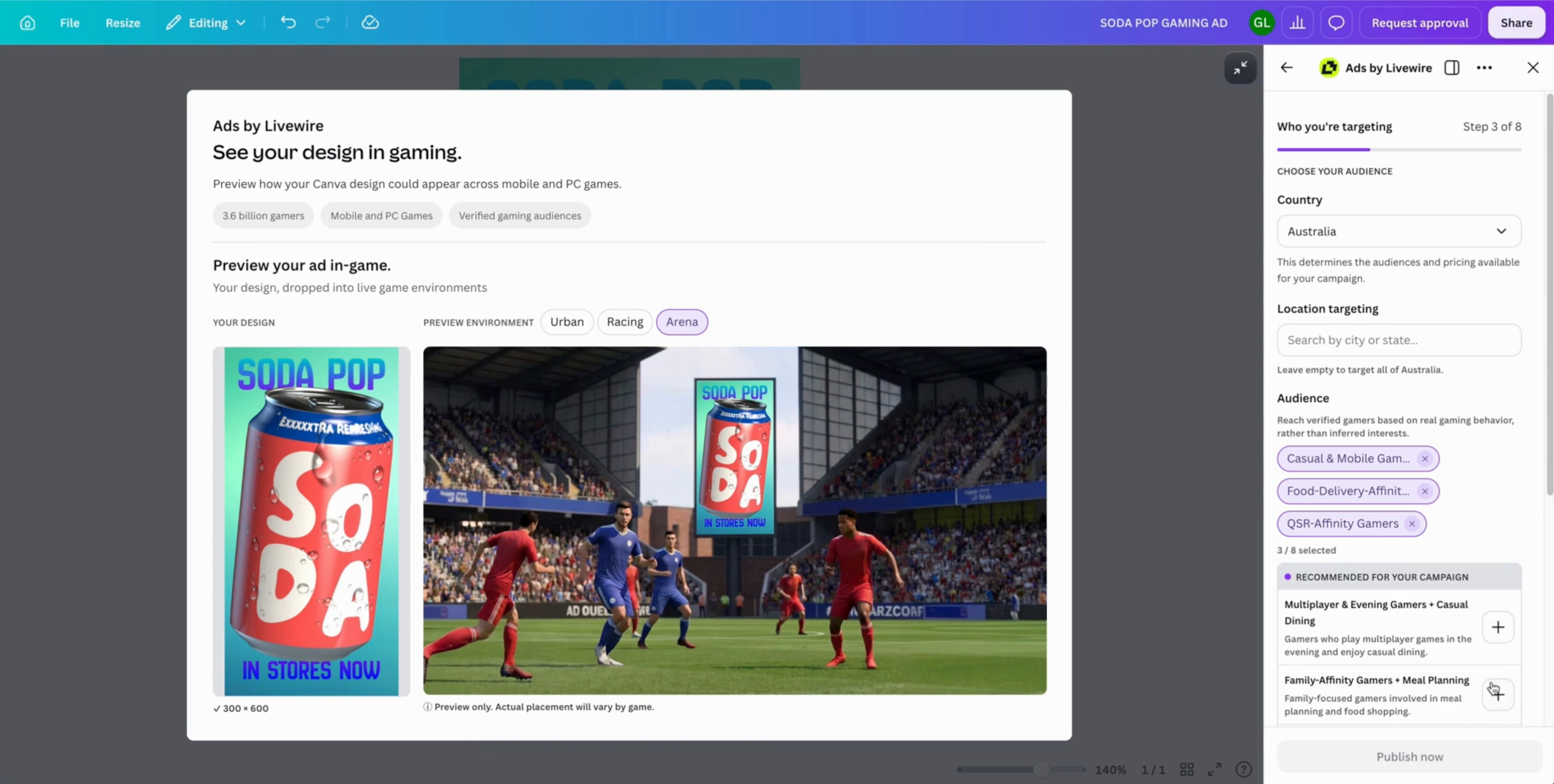 Livewire Brings In-Game Advertising to Canva
