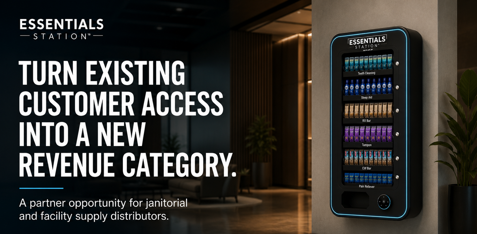 Janitorial Service Revenue Stream with Essentials Station