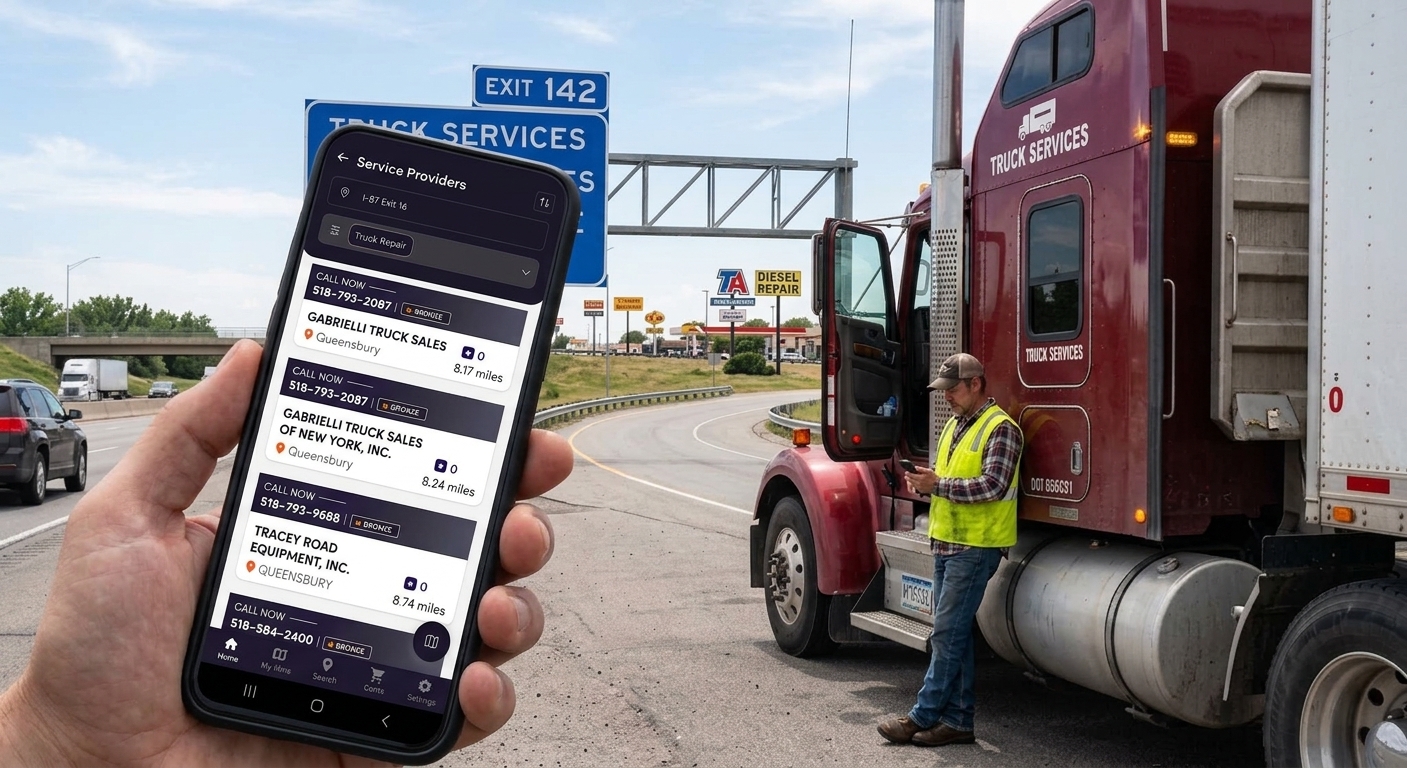 4RoadService Launches Search-by-Interstate-Exit Tool to Help Stranded Drivers and Truckers Get Found Faster