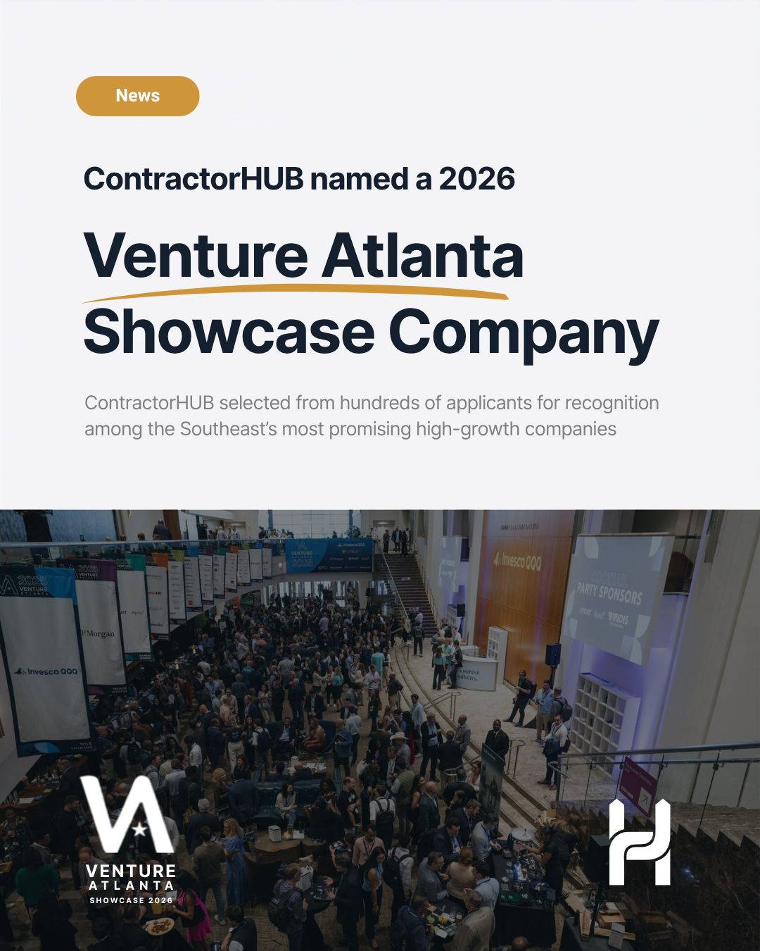 ContractorHUB Named a 2026 Venture Atlanta Showcase Company Among the Top Startups in the Southeast