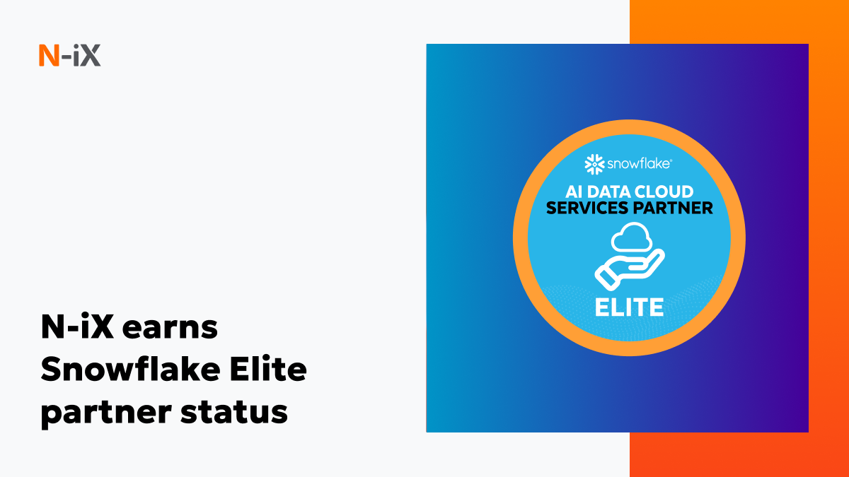 N-iX Achieves Snowflake Elite Partner Status for AI Data Cloud