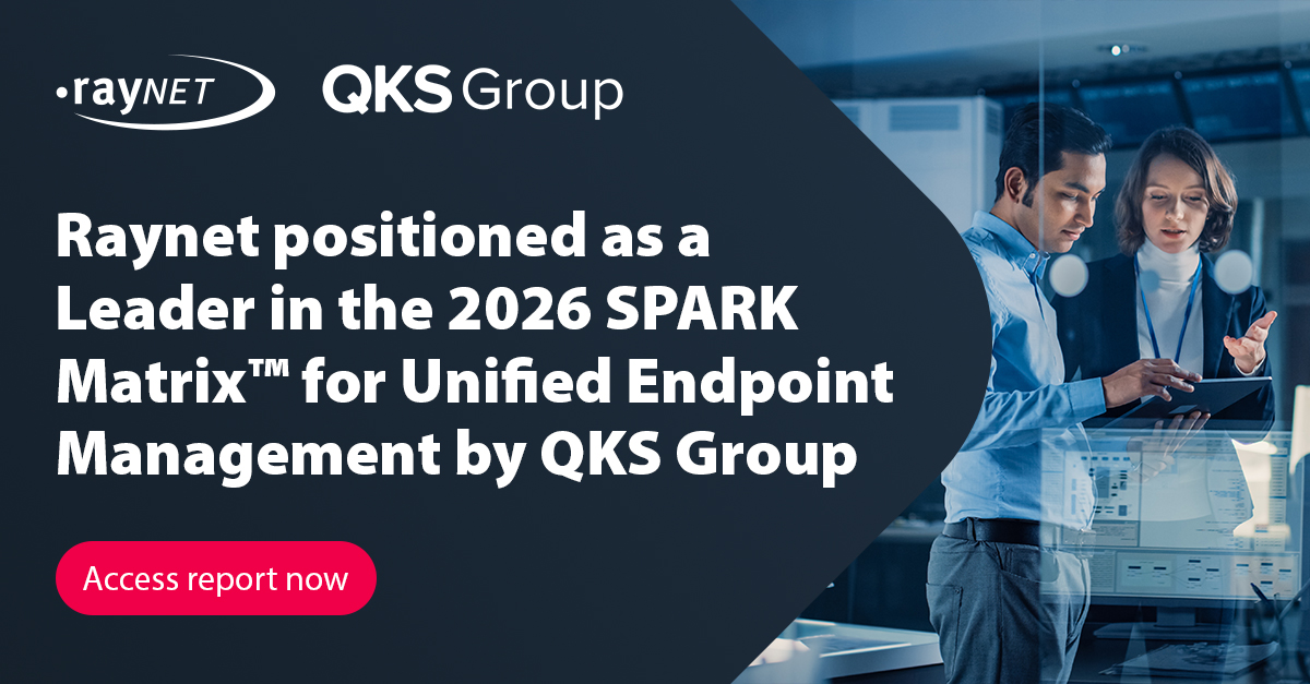 Raynet Named Leader in UEM SPARK Matrix by QKS Group