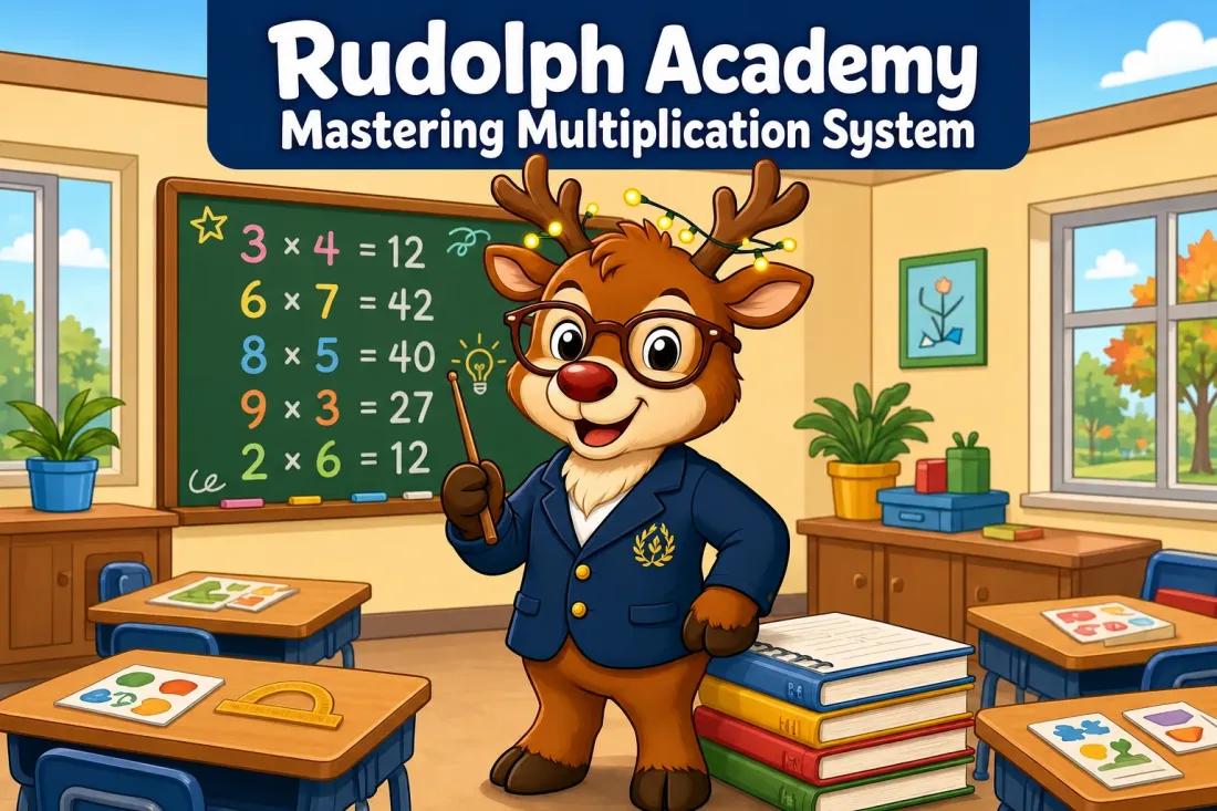 Rudolph Academy Launches Free Online Mastering Multiplication System