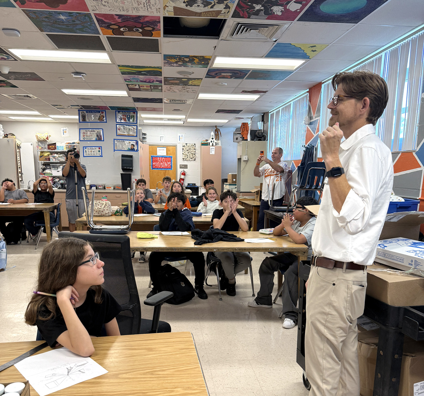 Gasparilla Arts provides art supplies to 20 Hillsborough County middle schools