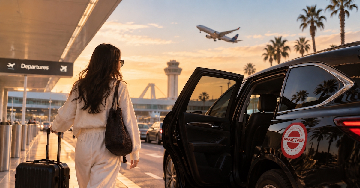 PRIME TIME RIDESHARE Launches as One of Three Authorized Rideshare Apps at LAX