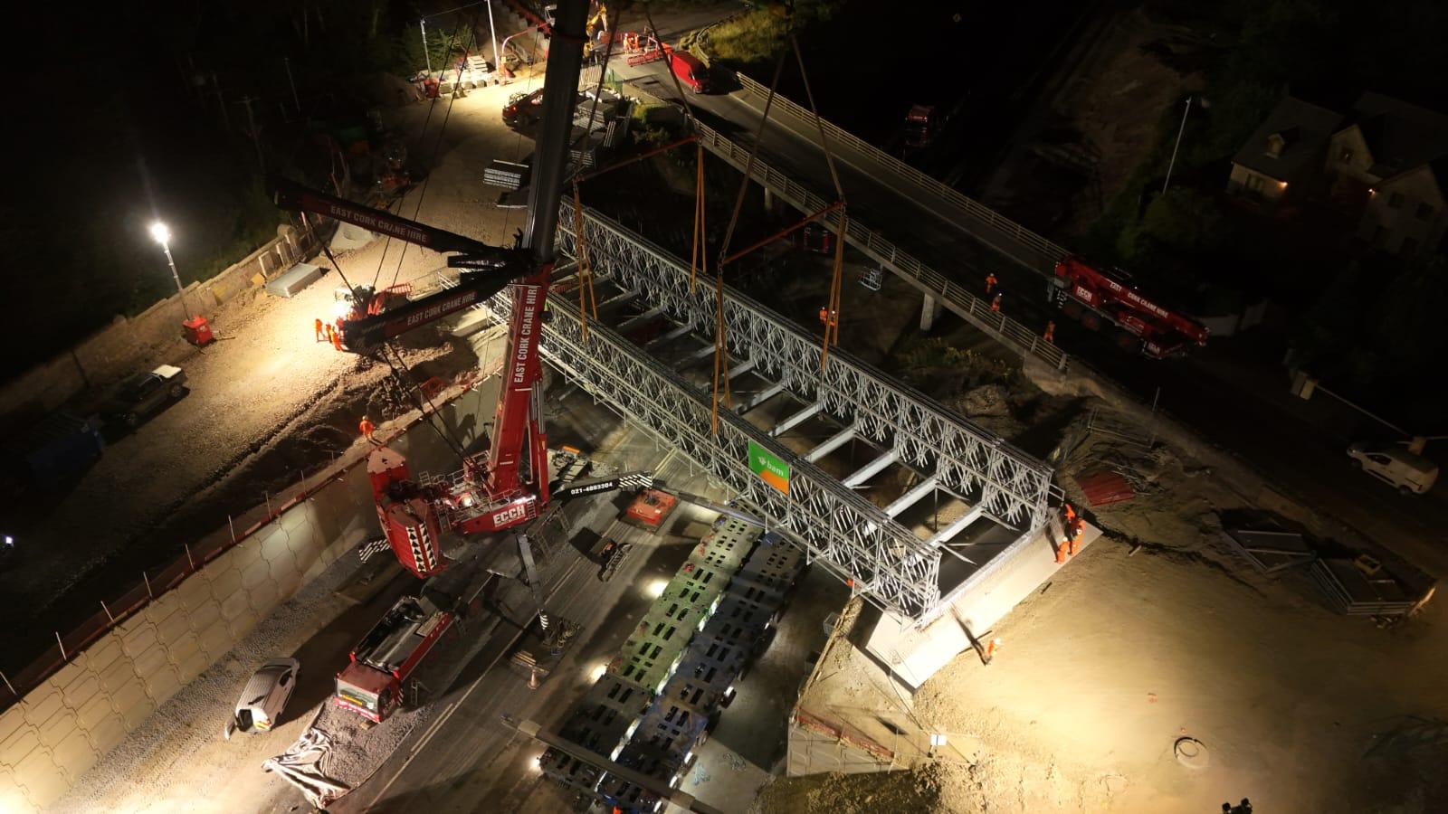 Acrow Bridge Solution to Provide a Temporary Route During Major Motorway Construction in County Cork, Ireland