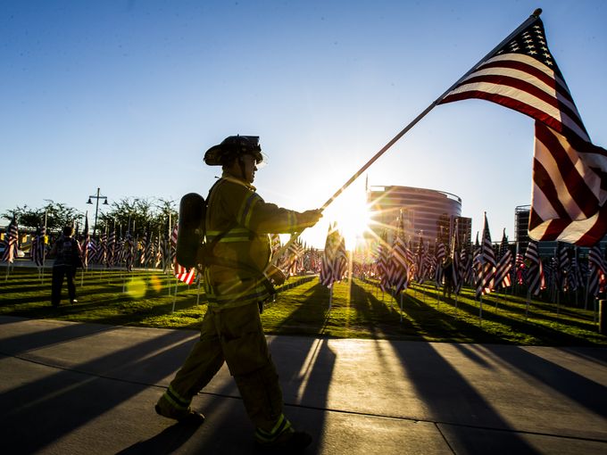 Colonial Flag Foundation Marks 25th Anniversary of September 11 With Healing Field® Events