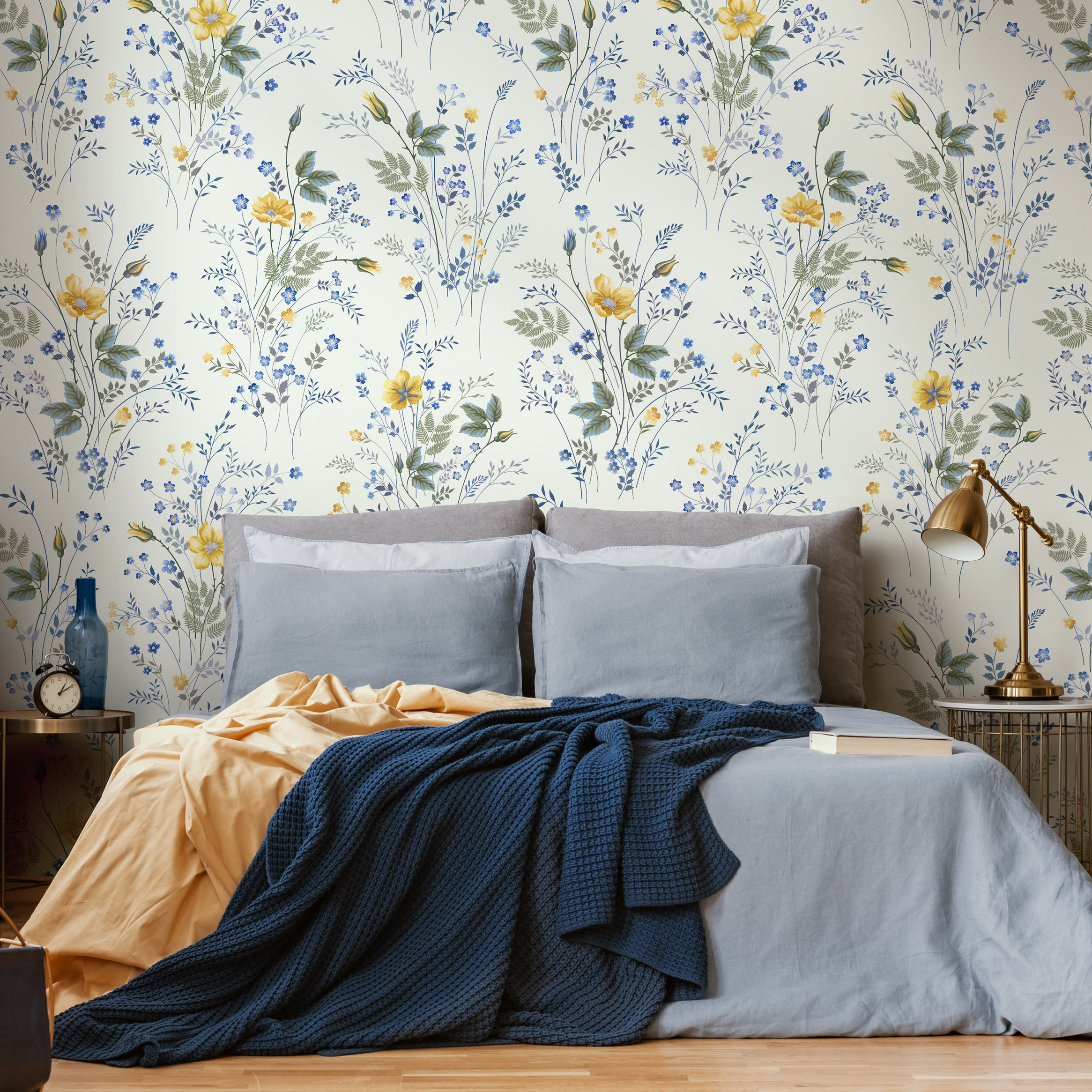 ONDECOR LLC Launches Blue and Yellow Wallpaper Collection