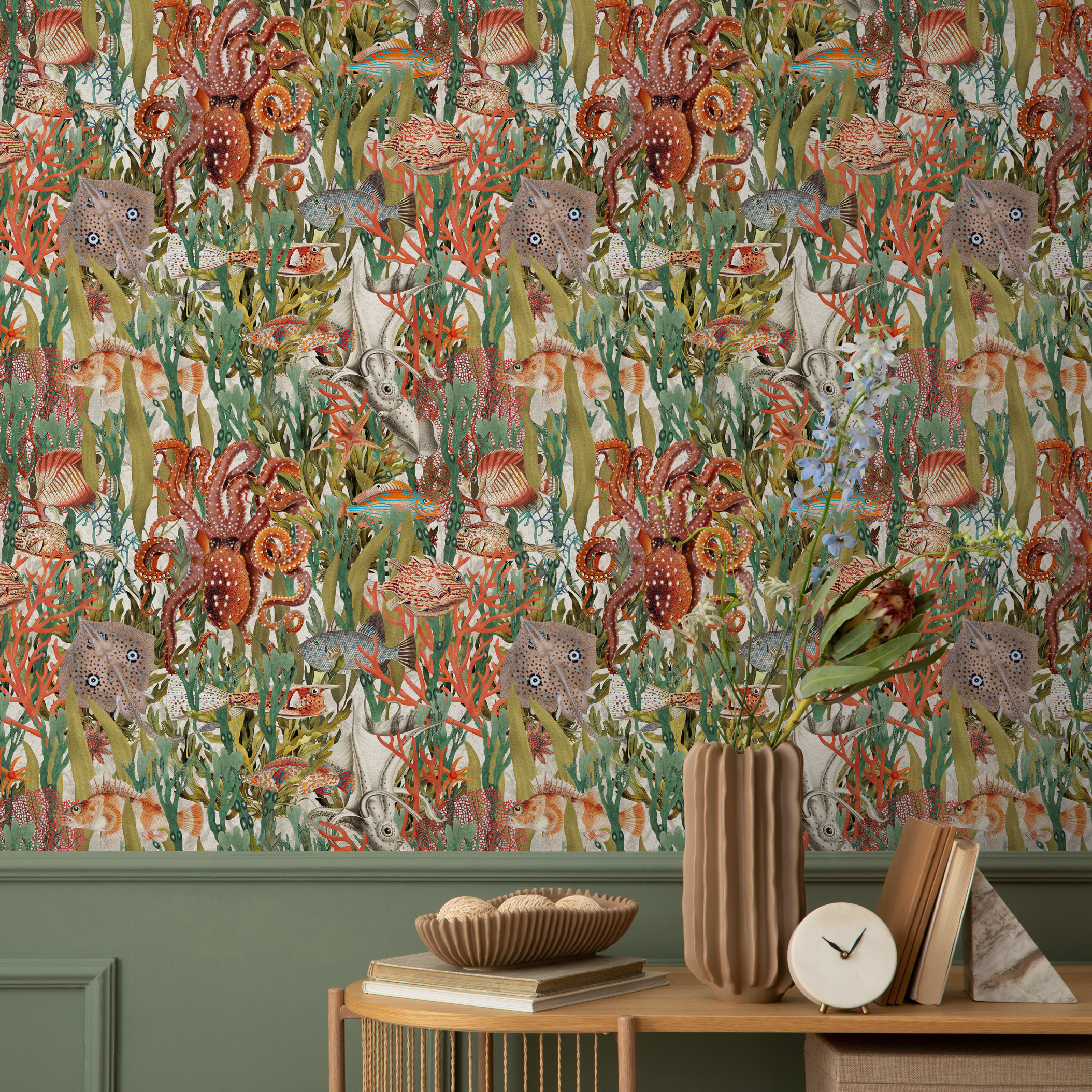 ONDECOR LLC Launches Orange Wallpaper Collection