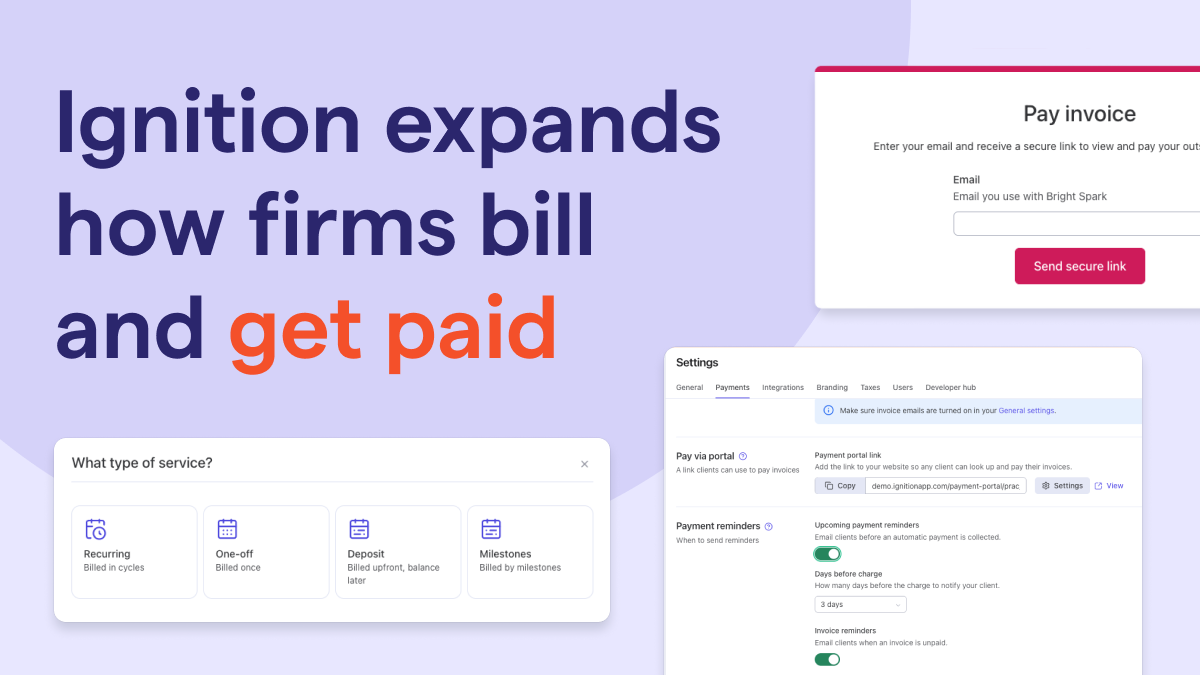 Ignition expands how firms bill and get paid, with more than $15.5 billion in revenue now earned through the platform