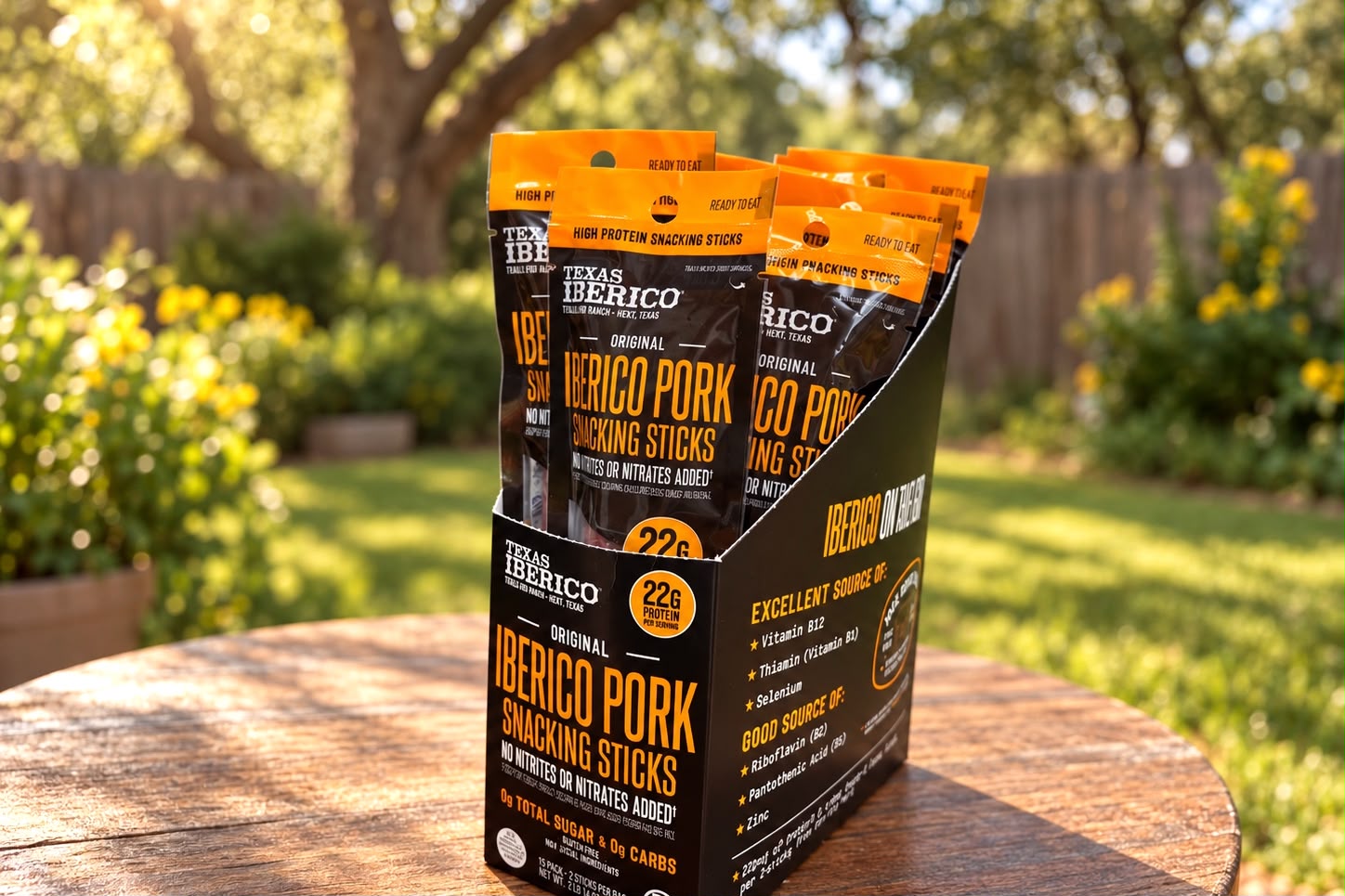 Texas Iberico Launches ‘Iberico on the Go’ Premium Pork Snacking Sticks