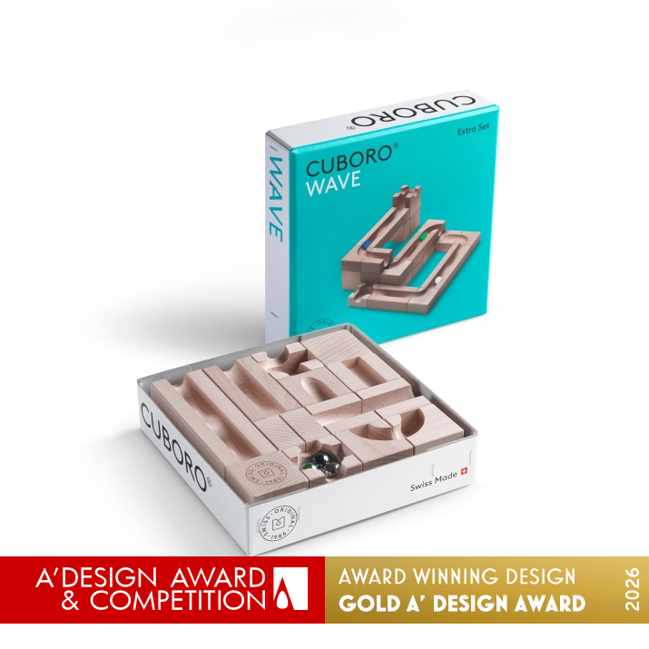 Cuboro Wave by Sebastian Etter Wins Gold in A’ Toy, Game and Hobby Industry Awards
