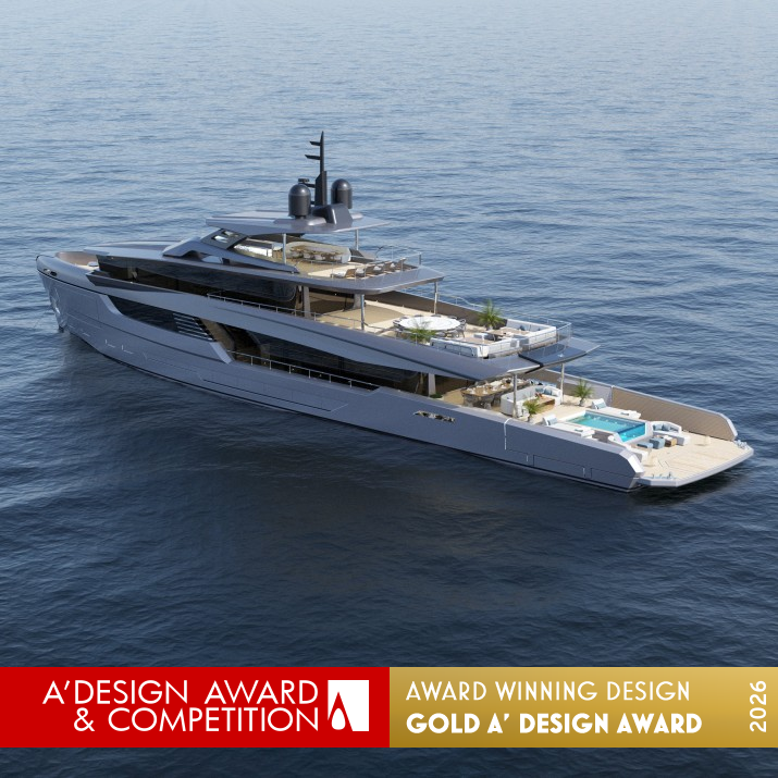 Aqualis by Albanautica Yacht Design Studio Wins Gold in A’ Yacht and Marine Vessels Design Award