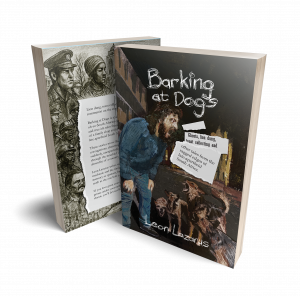 Cover of Barking at Dogs by Leon Lazarus, published by Studio Deiora.