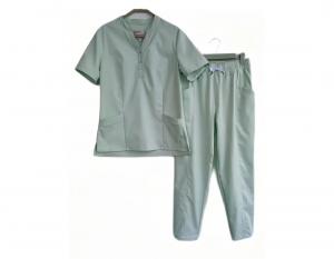 E SONG APPAREL Stand Collar Medical Scrub Set