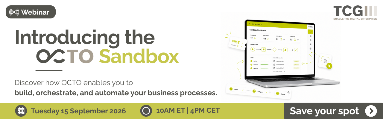 TCG Process to Launch OCTO Sandbox, Giving Organizations Hands-On Access to the full OCTO Platform