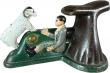 Bertoia’s Sept. 25 Mechanical Banks & Cast-Iron Toys auction will feature mechanical bank collection of Dr. Robert Booth
