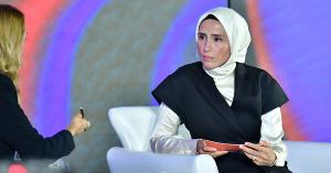 Sümeyye Erdoğan Bayraktar, Chair of the Board of Trustees of the Woman and Democracy Foundation (KADEM) at GITEX Ai Türkiye