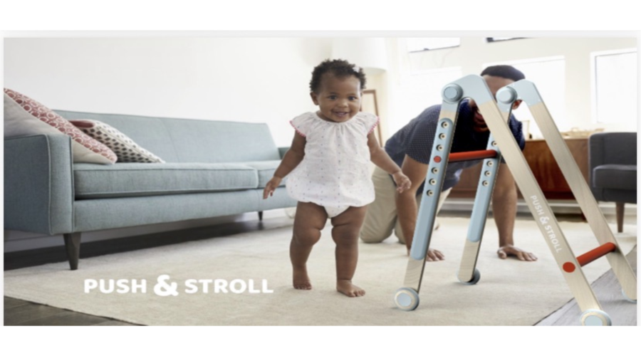 InventionHome® Product Developer Creates Adjustable Push-Style Walking Aid for Early Walking Development
