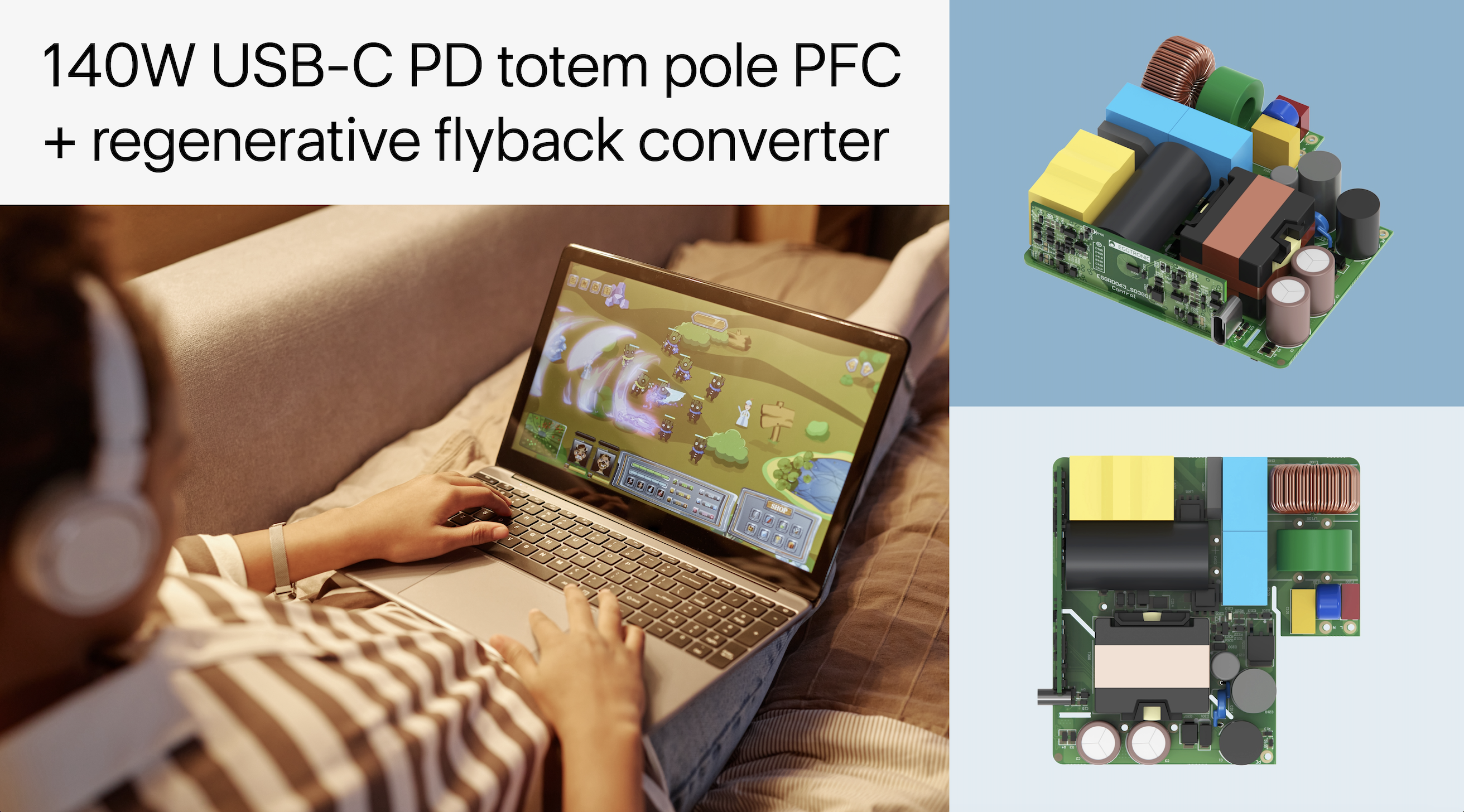Eggtronic Introduces High-Efficiency 140W USB-C Power Delivery Reference Design Powered by Renesas’ GaN Transistors
