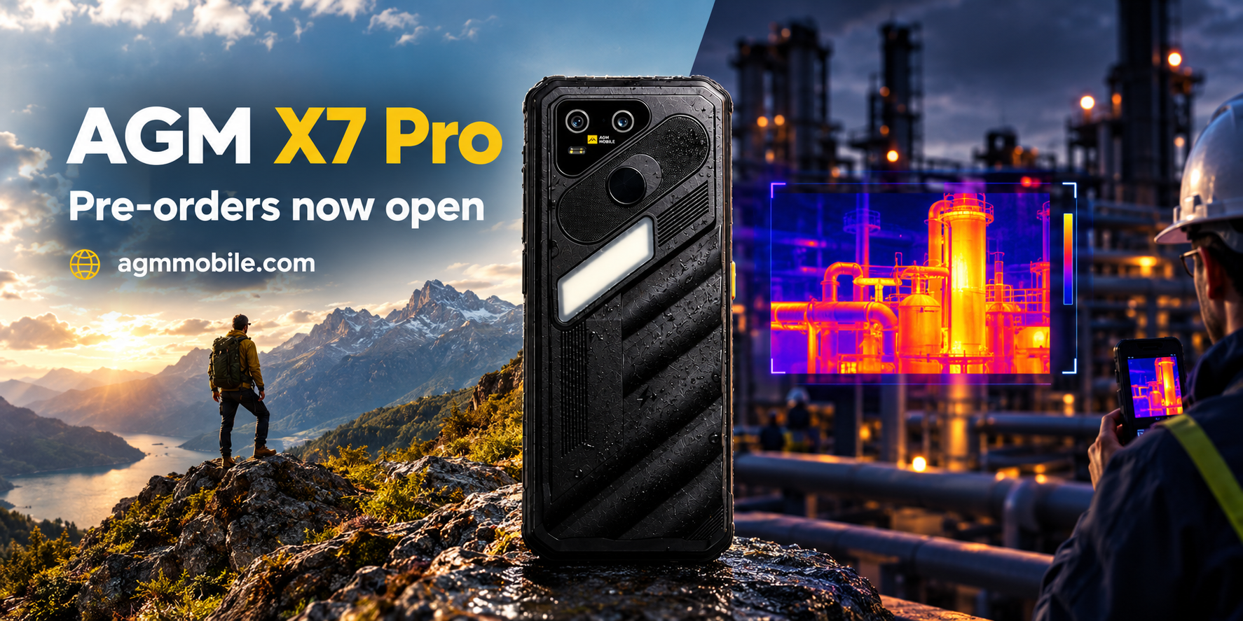 AGM Mobile Officially Introduces the X7 Pro and Opens Pre-Orders for Its New Flagship Rugged Smartphone